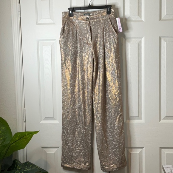 Wild Fable Gold Wide Leg Pants - Picture 1 of 13